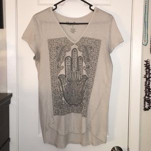 Hands T Shirt with Embroidery